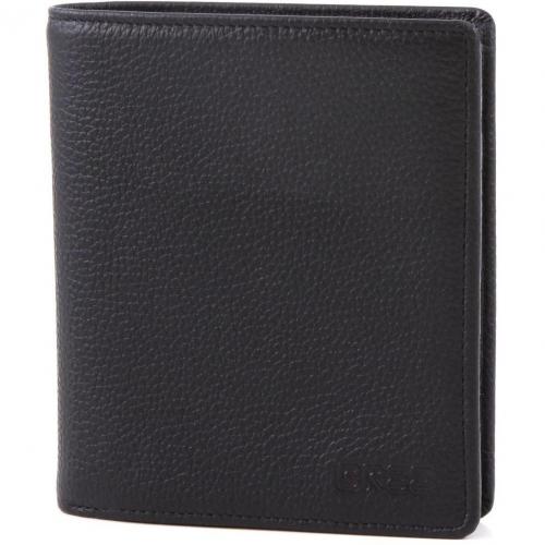 Pocket 113 Geldbörse Leder schwarz 12,5 cm von Bree