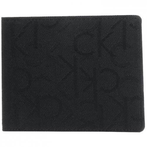 Geldbörse black mit Monogrammuster von CK Calvin Klein