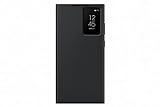 Samsung Smart View Wallet Smartphone Case EF-ZS918 für Galaxy S23 Ultra, Handy-Hülle, Kartenfach, Sichtfenster, Black