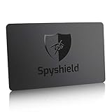 Spyshield 2X RFID Blocker Karte NFC Schutzkarte mit Störsender | Bank-, EC-, Kreditkarte, Reisepass schützen | RFID-Schutz für Cliphalter, Geldbörse