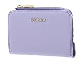 Coccinelle Metallic Soft Wallet Grained Leather Lavender