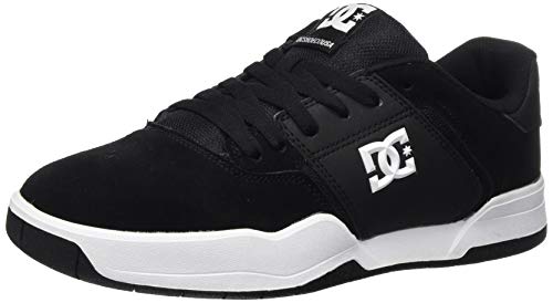 DC Shoes Herren Central Skateboardschuhe, Black White, 44 EU