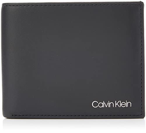 Calvin Klein Herren Smooth RFID Reisezubehr-Reisebrieftasche, Ck Schwarz, Einheitsgröße