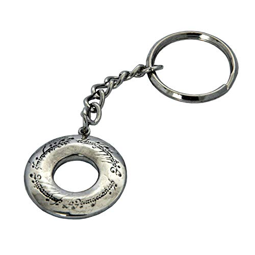Herr der Ringe - Schlüsselring/Schlüsselanhänger Der Eine Ring, 9cm lang
