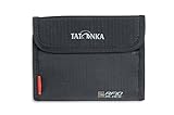 Tatonka Euro Wallet RFID B - Geldbörse mit TÜV-geprüftem RFID Blocker - Bietet Platz für 4 Kreditkarten - Mit Sichtfenster, Münzgeldfach und extra Reißverschlussfach - Schützt vor Datenklau, Schwarz