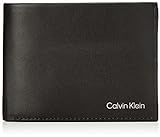 Calvin Klein Ck Vital Herren-Geldbörse, dreifach faltbar, Ck Schwarz, Einheitsgröße
