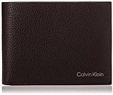 Calvin Klein Herren Warmth Bifold 5cc W/Coin L Reisezubehör-Dreifachgefaltete Brieftasche, Dark Brown, Einheitsgröße