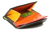 LEAS Minibörse im Wickelformat Mehrfarbig Echt-Leder, bunt Multicolore-Serie