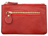 Van Der Rich ® - Geldbörse mit Schlüsselanhänger 13 cm * 9 cm * 1 cm - Damen (Rot 2)