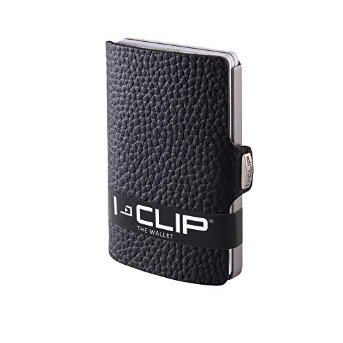 I-CLIP Original Silver Pure Black, Geldbörse, Kartenetui, Wallet
