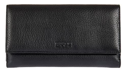 BRIC'S - Brieftasche Seitenfalte Marmolada, Schwarz, 18x10x4 cm
