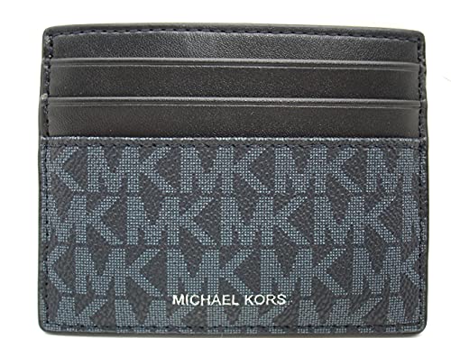 Michael Kors Men's Cooper Tall Card Case Wallet (Admiral Blue)