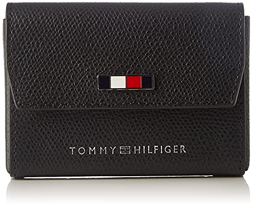 Tommy Hilfiger Herren Business Leather Reisezubehr-Reisebrieftasche, Schwarz, Einheitsgröße