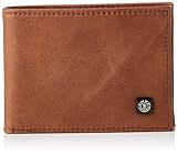 Element Segur Leather Wallet for Men, Reisezubehör, Herren-Geldbörse, braun, One Size, Casual